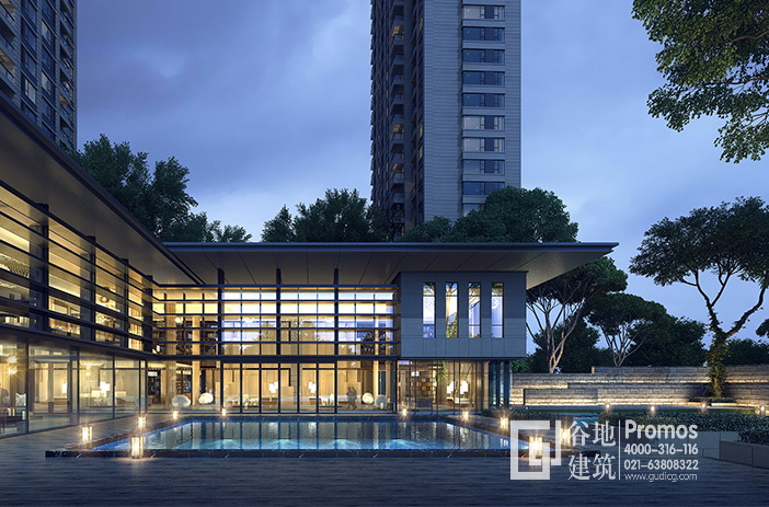 室外建筑效果圖材質(zhì)燈光區(qū)別圖
