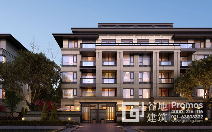 室外效果圖后期環(huán)境配景-建筑技巧圖