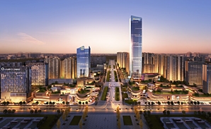 荊州綠地之窗建筑效果圖制作方案